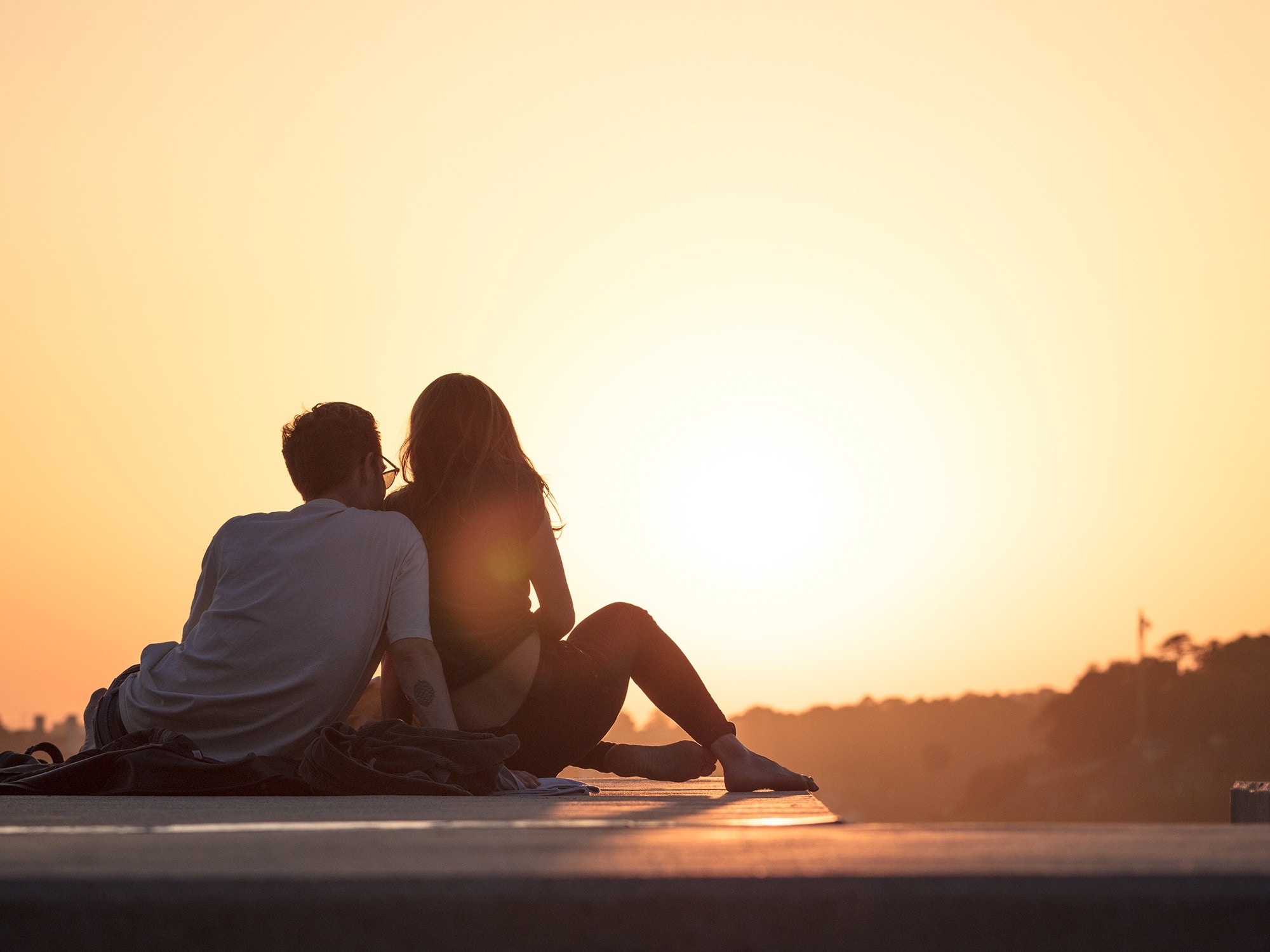 Couple with the house